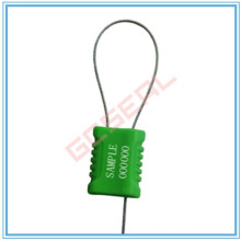 Selo de segurança do cabo revestido de plástico com cabo de 1mm de diâmetro